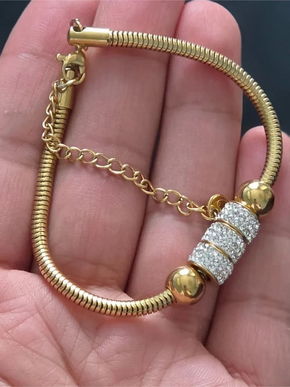 Anthropologie bracelet crystal